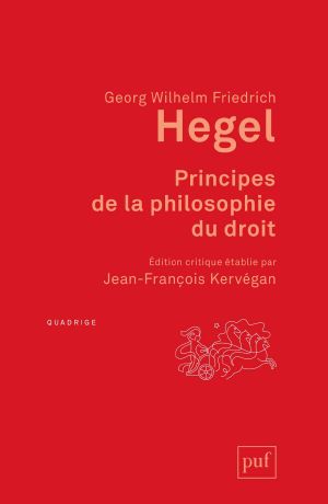 [Cambridge Texts in the History of Political Thought 01] • Principes De La Philosophie Du Droit (Quadrige)